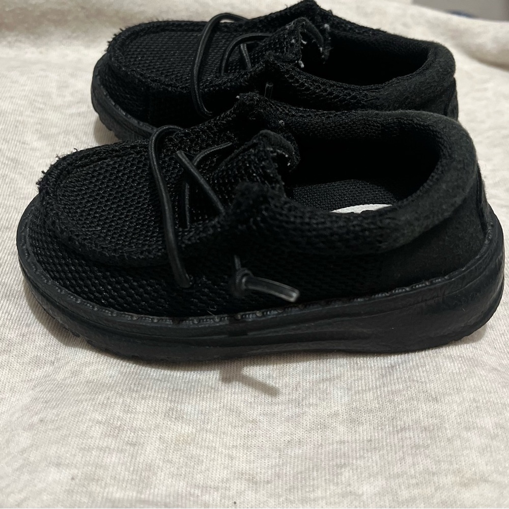 Hey Dude Black Kids Sneakers